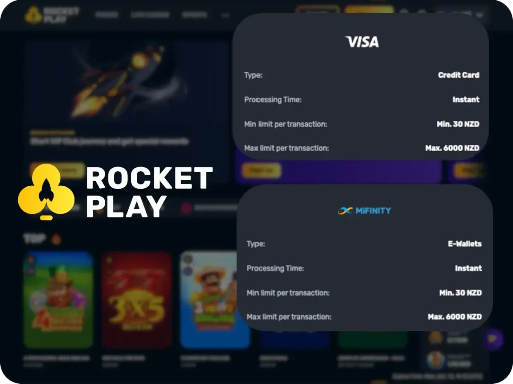 casino rockeplay payments 
