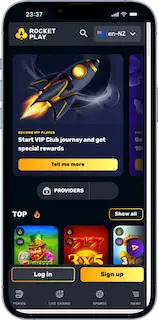 rocketplay mobile