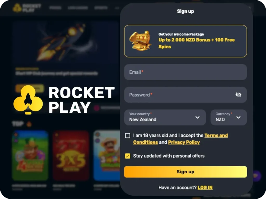 rocket play registration