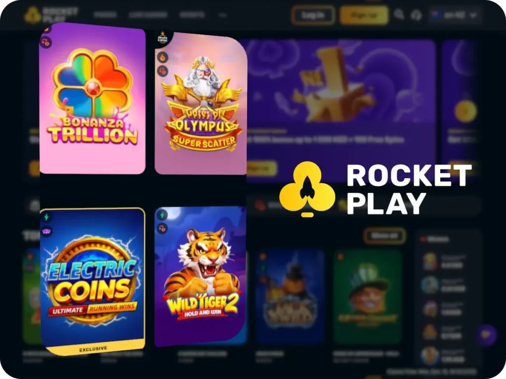 rocketplay casino available slots